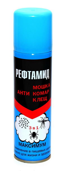 Сибиар Репеллент РЕФТАМИД "Максимум" 3в1(мошка,комар,клещ) 147мл