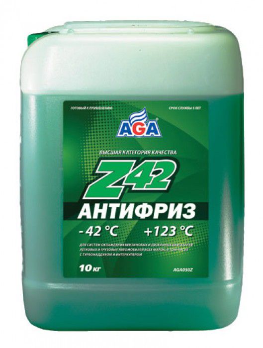 Антифриз -40 AGA зеленый 10кг -42