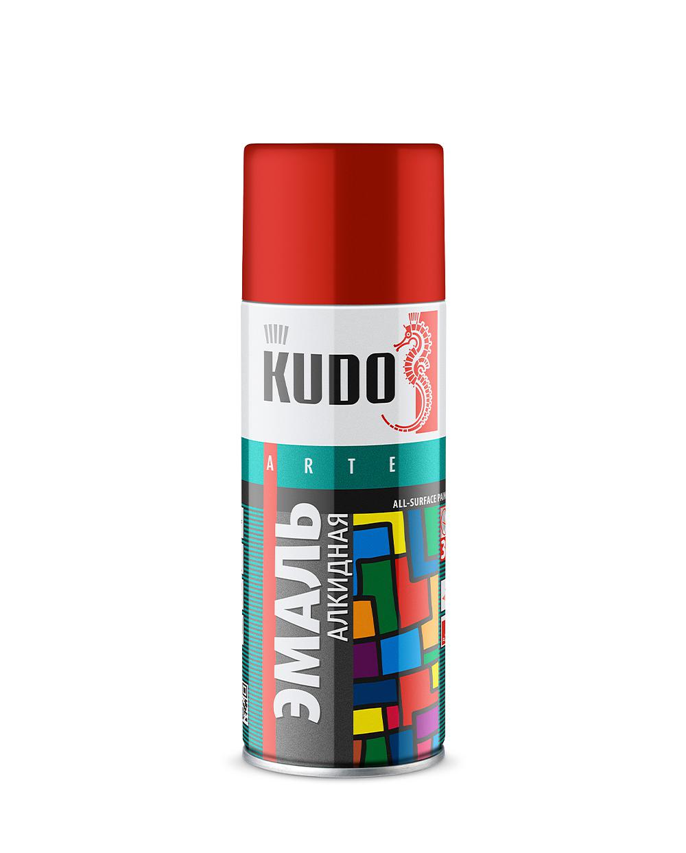 KUDO-10113 Эмаль темно-синяя 520мл алкидная