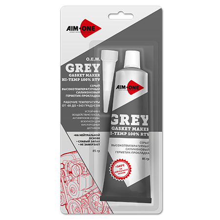Герметик прокладок AIM-ONE серый 85г