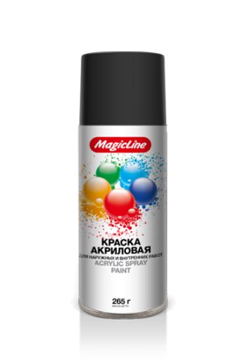 MAGICLINE-010 черная матовая акриловая