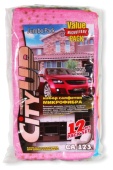 Салфетка СА-123 набор 12шт в упаковке 35*40 микрофибра CITY UP