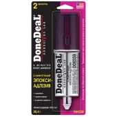 6559 DoneDeal Клей 2-минутный 2-компонентный прозрачный эпокси-адгезив 2*28,4г 6559 DoneDeal Клей 2-минутный 2-компонентный прозрачный эпокси-адгезив 2*28,4г