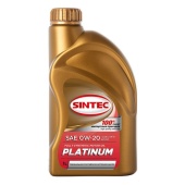 SINTEC PLATINUM 7000 0W20 SP GF-6 1л ILSAC синтетическое масло моторное