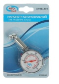 Манометр максимальное давление 4 атмосферы пластиковый корпус в блистере AUTOVIRAZH AV-011504