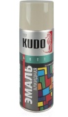 KUDO-1017 Эмаль св-серая 520мл алкидная RAL7035
