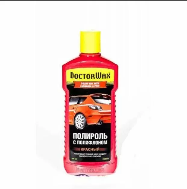 8417 DoctorWax Полироль красная с полифлоном 300мл