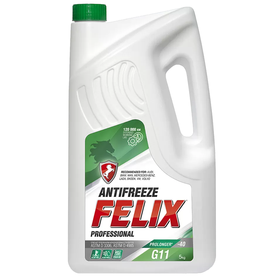 Антифриз FELIX -45 зеленый 10кг PROLONGER