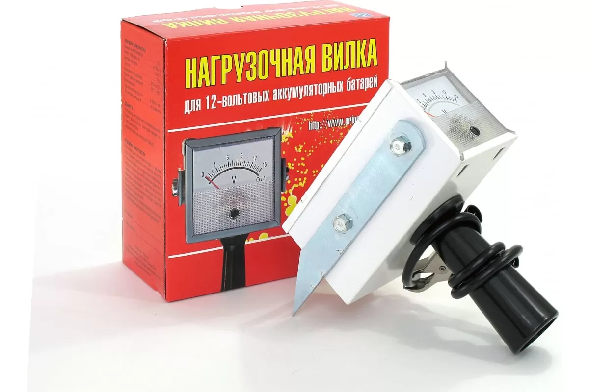 Вилка нагрузочная для проверки АКБ,100А НВ-01