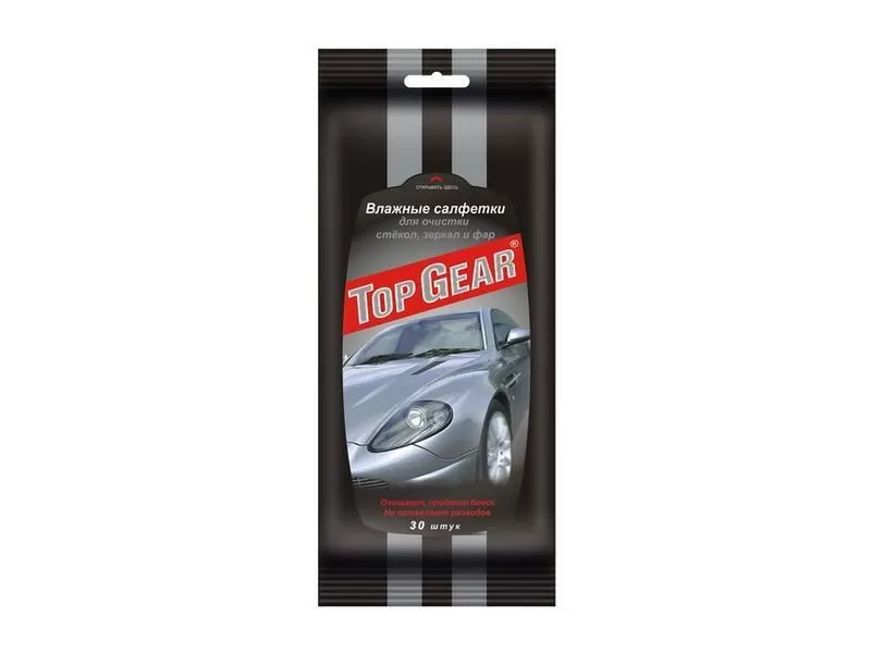 Салфетки Top Gear №30 для стекол зеркал и фар