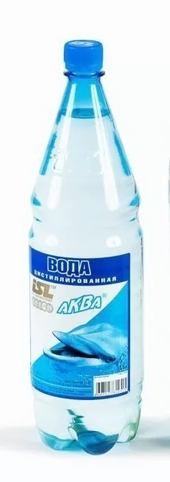 Вода дистиллированная "АКВА" 1.5л ПЭТ-бутылка (ISL_DISVbyt_1.5)